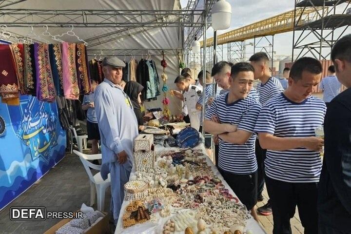برپایی نمایشگاه صنایع‌دستی در حاشیه رزمایش دریایی ایران، چین و روسیه