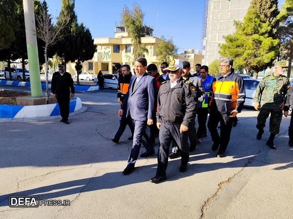 رزمایش طرح ترافیک نوروز ۱۴۰۴ پلیس کرمان آغازشد+تصاویر