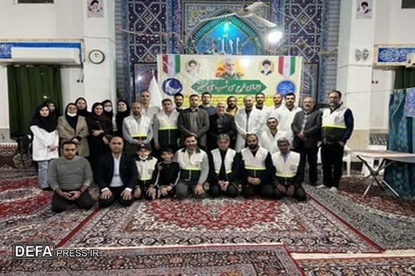خدمت جهادی بسیج جامعه پزشکی باهمکاری دانشگاه علوم پزشکی استان در شهرک زیتون شهرگرگان