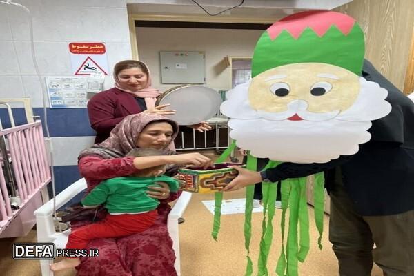 نوروز خوانی کانونیاران گنبد کاووس در بیمارستان طالقانی