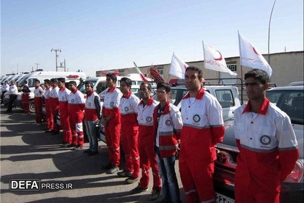 آماده‌باش ۱۱۰۰ نیروی هلال احمر کرمانشاه برای نوروز