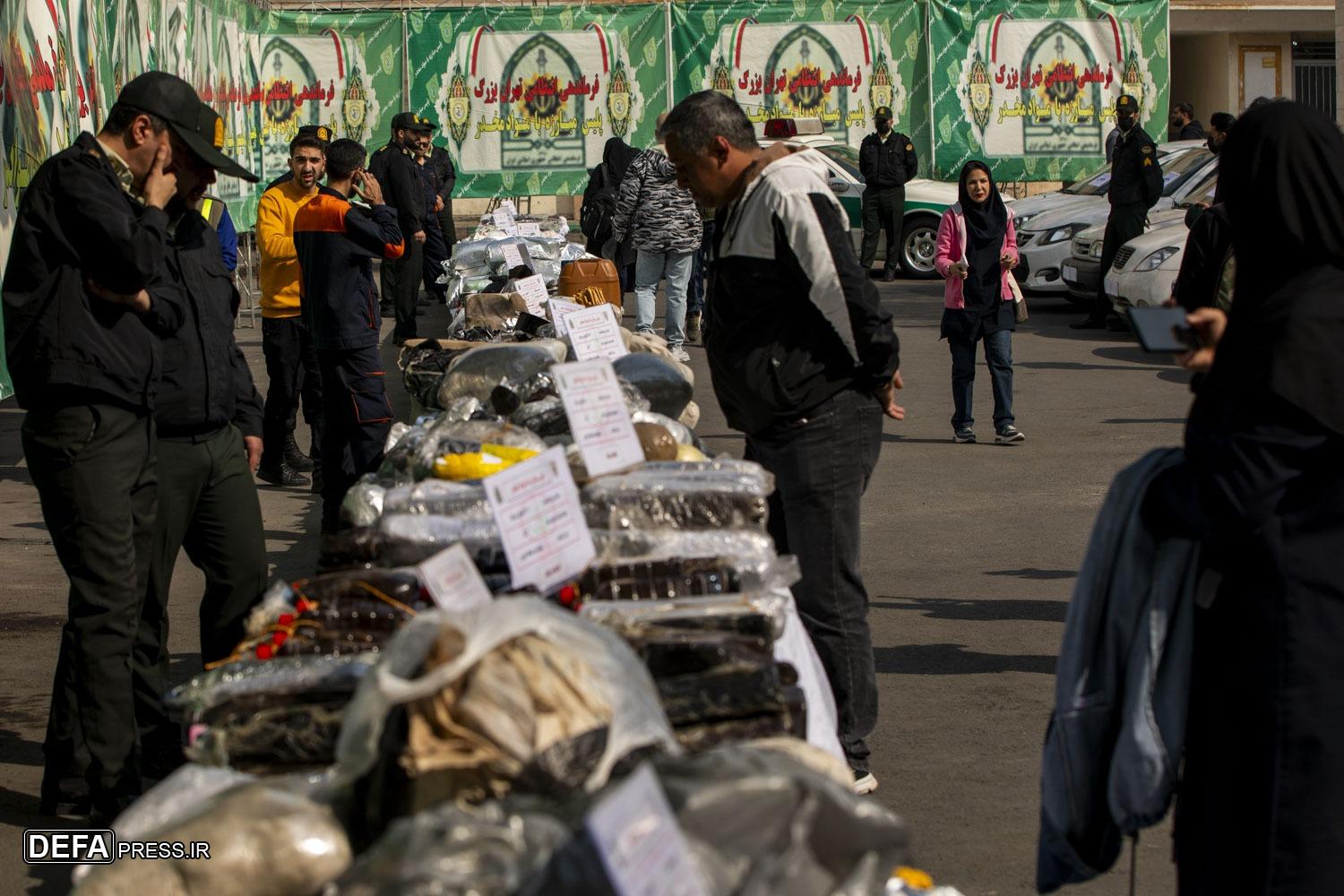 کشف و ضبط ۱۹ تن مواد مخدر در تهران