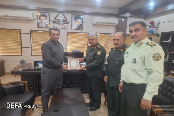 برگزاری نشست هم اندیشی سرهنگ خواست خدایی با رئیس دانشگاه یاسوج
