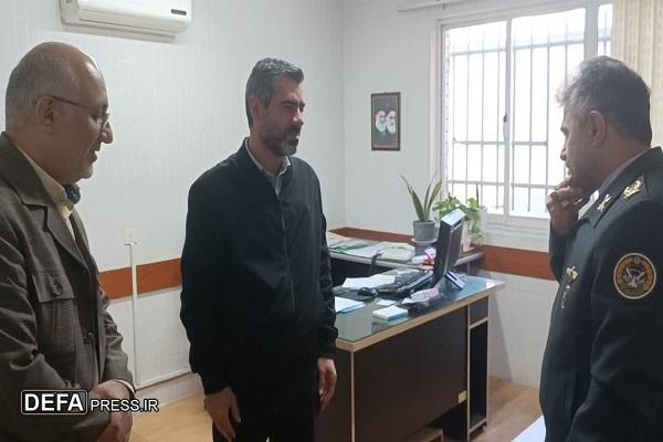 دیدار فرمانده پایگاه پدافند هوایی شهید ظرافتی بابلسر با رئیس بنیاد شهید و امور ایثارگران شهرستان+ تصاویر