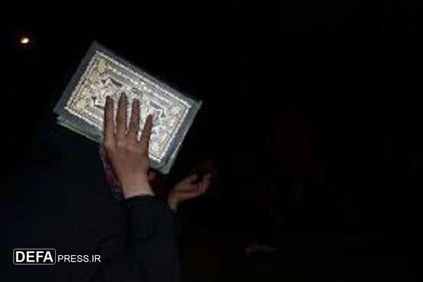 برگزاری مراسم لیالی قدر در جامعه الحسین رزمندگان اسلام مشهد