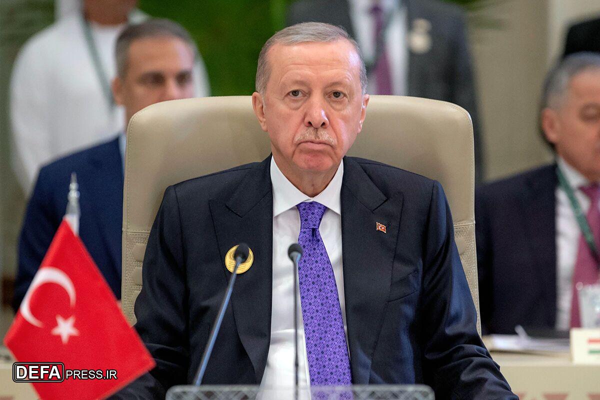 درخواست اردوغان از جامعه جهانی برای توقف کشتار رژیم صهیونیستی در نوار غزه