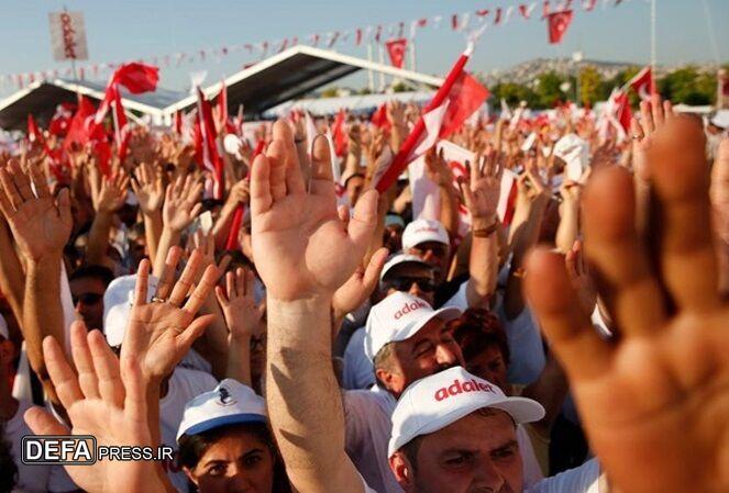 تظاهرات دانشجویان در استانبول علیه رجب طیب اردوغان