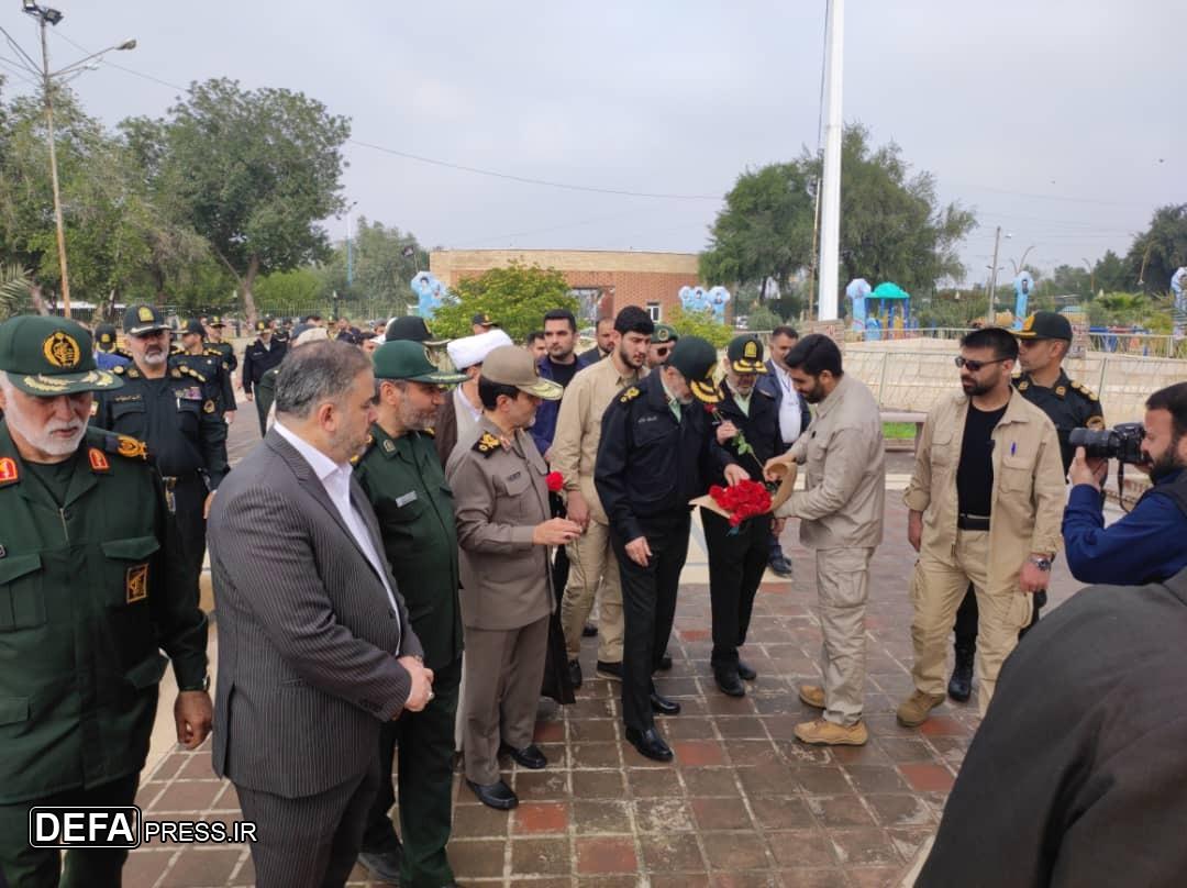 بازدید سردار رادان از مرکز فرهنگى و موزه دفاع مقدس دزفول+ تصاویر