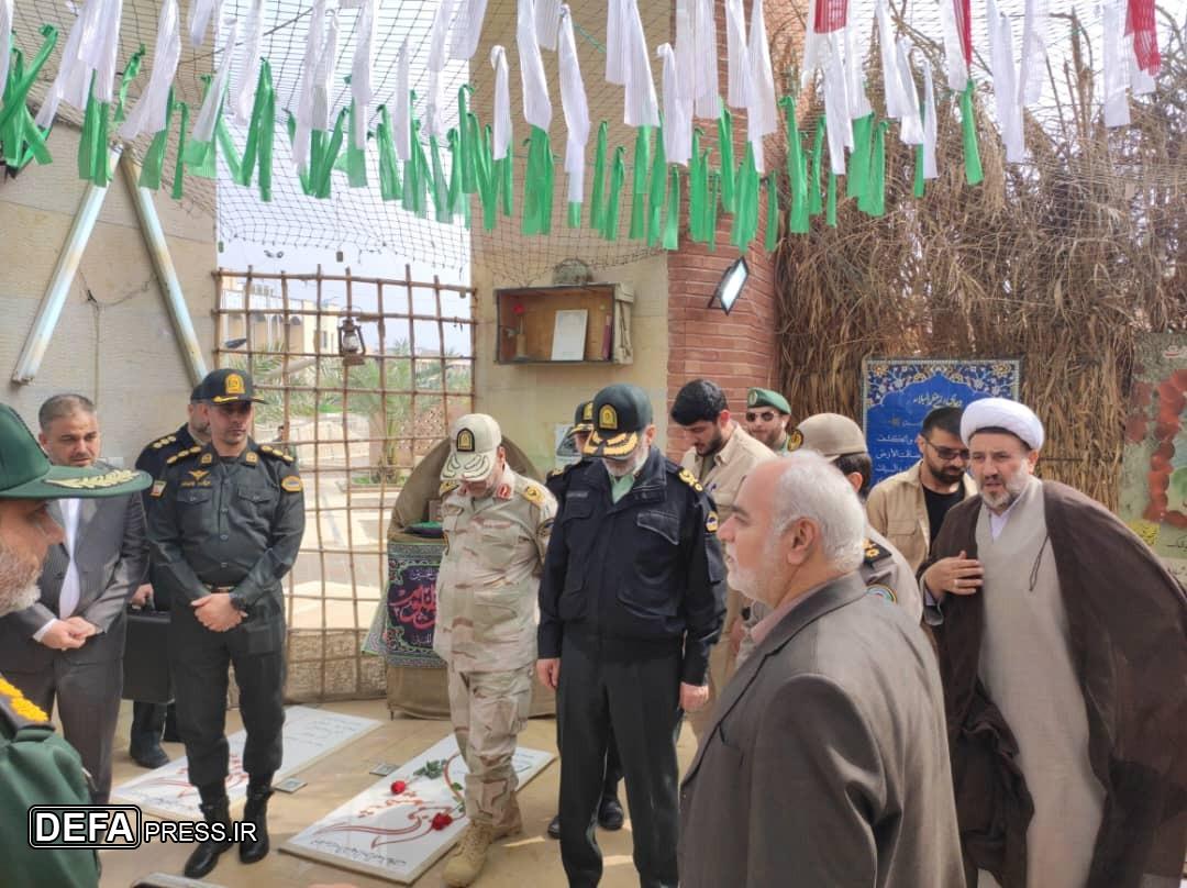 بازدید سردار رادان از مرکز فرهنگى و موزه دفاع مقدس دزفول+ تصاویر