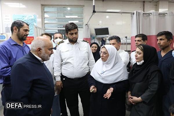 سرکشی استاندار خوزستان از مراکز خدمات رسان نوروزی