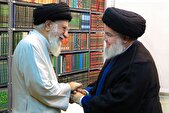 قرائت پیام امام خامنه‌ای در تشییع سید حسن نصرالله