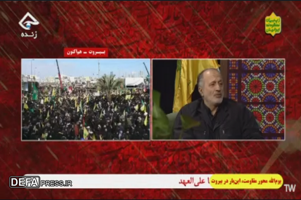 سردار ملکی: شهید سید حسن نصرالله مکتب نجات بخش بشریت است