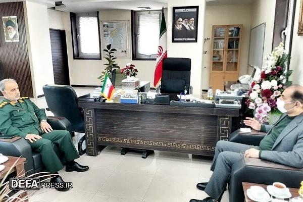 دیدار مدیرکل حفظ آثار و نشر ارزش‌های دفاع مقدس استان خراسان جنوبی با سرپرست معاونت هماهنگی امور عمرانی استانداری خراسان جنوبی