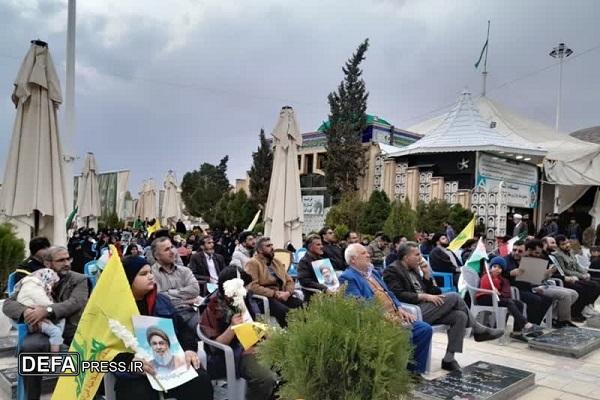 تشییع نمادین دبیران کل شهید حزب‌الله در کرمان+تصاویر