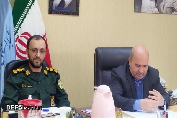 برگزاری نشست مشترک رئیس سازمان توسعه و ترویج فرهنگ دفاع مقدس در فضای مجازی با مدیر کل صدا و سیمای کرمان