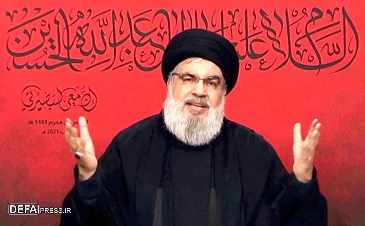شعرخوانی افشین علا برای شهید نصرالله در بیروت+ فیلم