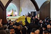 حضور نمایندگان امام خامنه‌ای در مراسم تشییع شهید صفی‌الدین