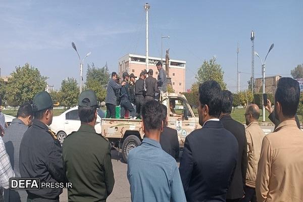 پیکر شهید «زید آبادی»جیرفت در جیرفت تشییع و به خاک سپرده شد+تصاویر