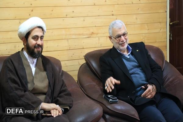دیدار مدیرکل حفظ آثار دفاع مقدس گلستان با امام جمعه شهر نوکنده