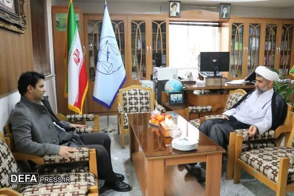 دیدار رئیس اتاق اصناف مازندران با رئیس سازمان قضایی نیرو‌های مسلح استان + تصاویر