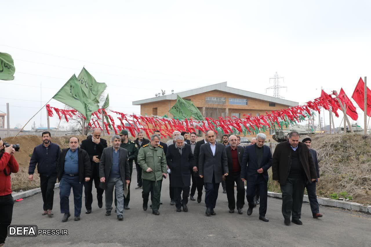 وزیر میراث فرهنگی، گردشگری و صنایع‌دستی از مرکز فرهنگی دفاع مقدس استان گیلان بازدید کرد