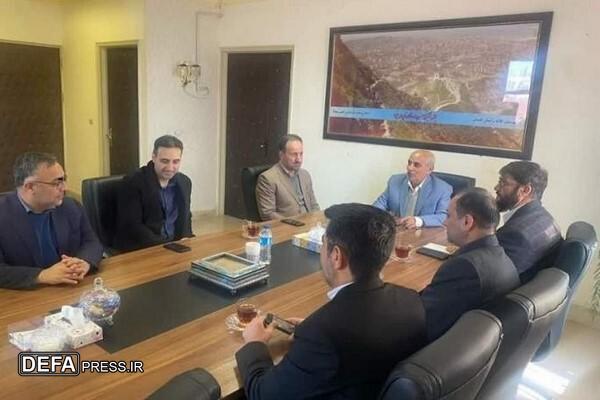 دیدار مدیرکل بنیاد شهید و امور ایثارگران گلستان با فرماندار شهرستان کلاله