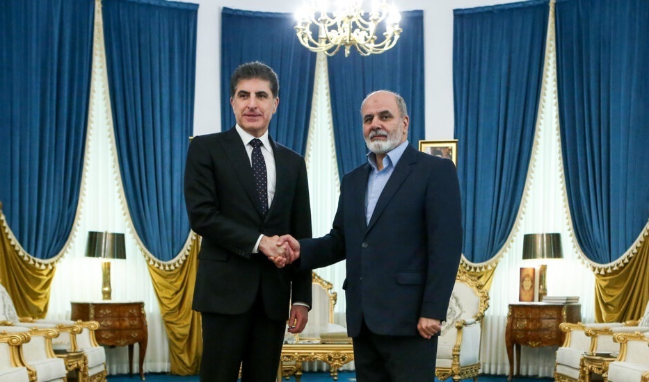 پیام سفر رئیس اقلیم کردستان عراق به ایران