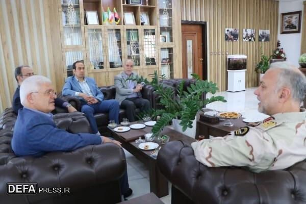 دیدار مدیرکل اداره اتباع خراسان رضوی با فرمانده مرزبانی استان+ تصاویر