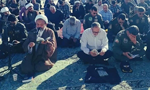 ادای احترام فرماندهان و کارکنان هوانیروز مسجدسلیمان به مقام شهید شادمانی