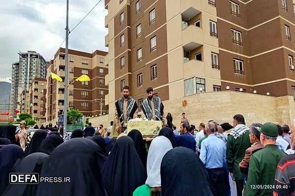 پیکر پاک شهید گمنام در کرج تشییع شد