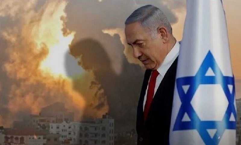 توهین خانواده‌های نظامیان کشته شده صهیونیست به نتانیاهو
