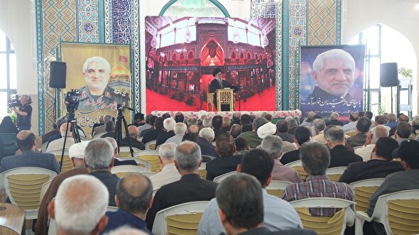 فیلم/ مراسم چهلم سردار شهید مدافع حرم «محمدهادی حاجی رحیمی»