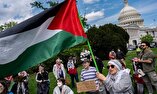 هزاران نفر در واشنگتن در حمایت از فلسطین راهپیمایی می‌کنند