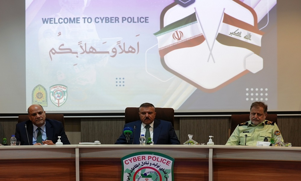 بازدید وزیر کشور عراق و هیئت همراه از پلیس سایبری ایران