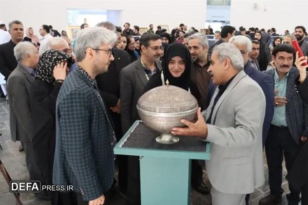 افتتاح نمایشگاه هنرمندان صنایع دستی در موزه بزرگ خراسان+ تصاویر