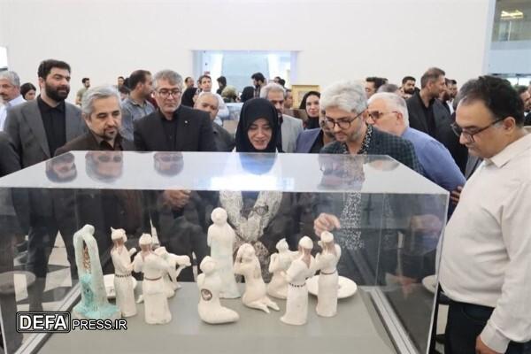 افتتاح نمایشگاه هنرمندان صنایع دستی در موزه بزرگ خراسان+ تصاویر