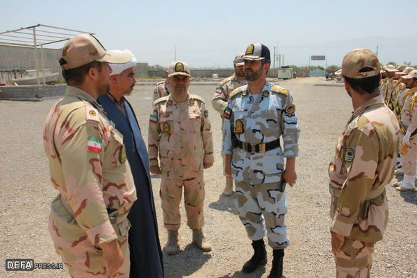 بازديد فرمانده مرزباني گلستان از پايگاه درياباني بندرتركمن