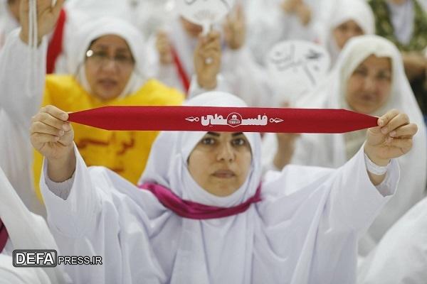از حضور گسترده حجاج ایرانی تا اهتزاز پرچم فلسطین+عکس