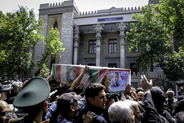 تصاویر/ مراسم تشییع پیکر شهید حسین امیرعبداللهیان وزیر امور خارجه