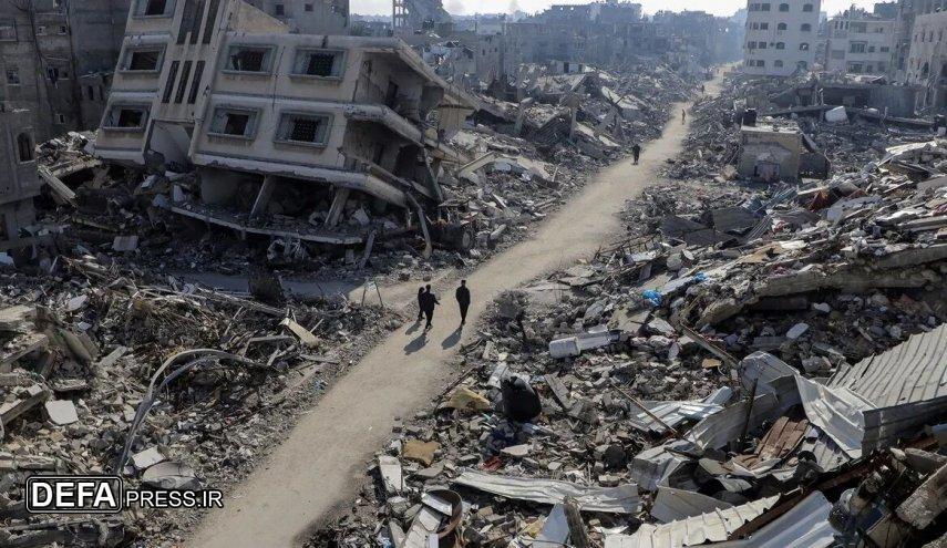 بمباران محله‌های التفاح و الزیتون در شهر غزه/ شهرداری رفح از ویرانی این شهر توسط اشغالگران خبر داد
