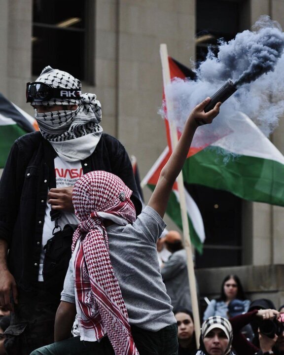 تظاهرات مردم کانادا در حمایت از غزه+ تصاویر