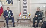 دیدار وزیر کشور عراق با سرلشکر باقری