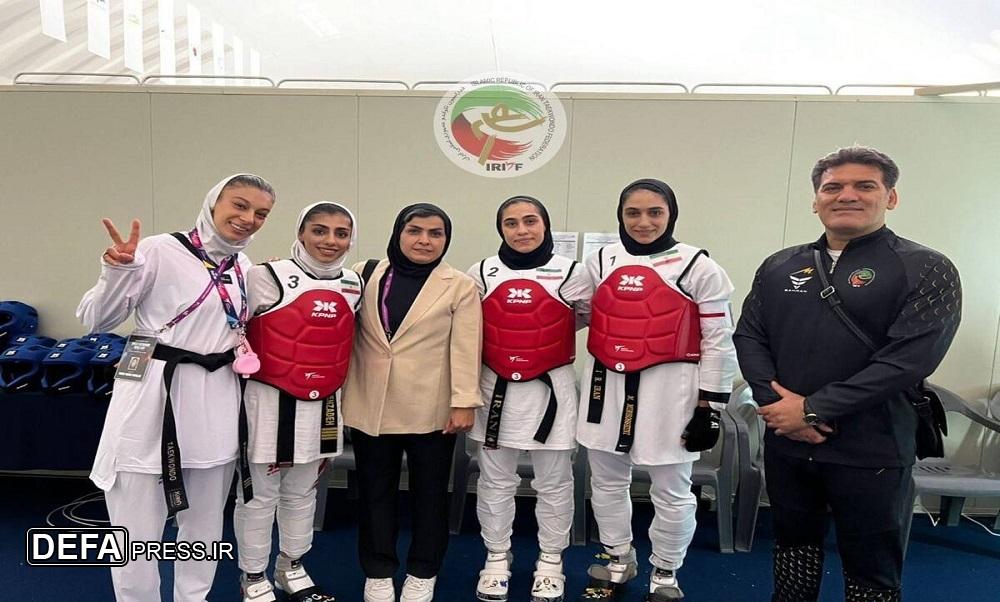 جام قهرمانی روی دست دختران شایسته ایران