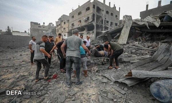 افزایش حملات هوایی و زمینی صهیونیست‌ها به نوار غزه