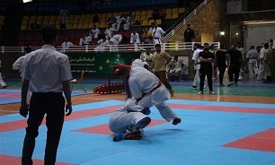 مسابقات کاراته قهرمانی نیروی زمینی ارتش جمهوری اسلامی در فارس برگزار شد