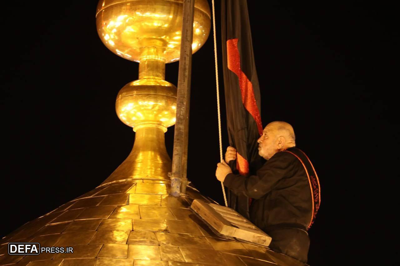 نوا‌های «لبیک یا حسین (ع)» در بین‌الحرمین طنین‌انداز شد+ فیلم و عکس/ تکمیل می‌شود