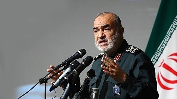 فیلم/ سرلشکر سلامی: وعده صادق نشان داد اگر شرایط اقتضا کند ما خودمان عمل می‌کنیم و شمشیر می‌کشیم