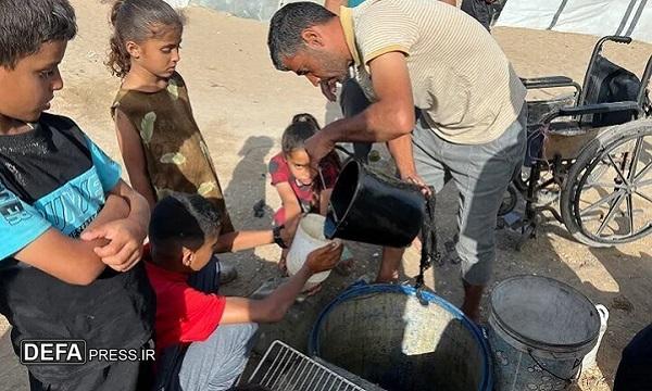 منابع فلسطینی از تخریب ۹۰ درصد چاه‌های آب غزه خبر دادند