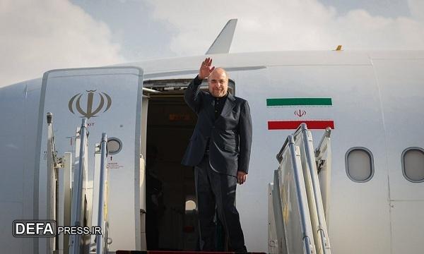 قالیباف سن‌پترزبورگ را به مقصد تهران ترک کرد