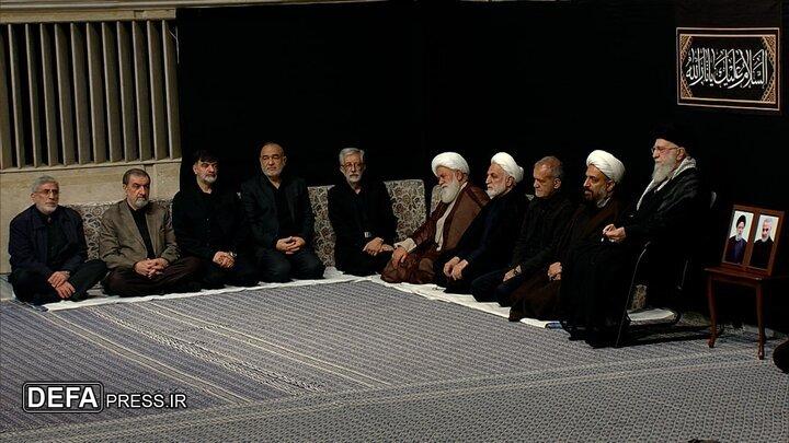 مراسم عزاداری شام غریبان حسینی با حضور رهبر معظم انقلاب اسلامی